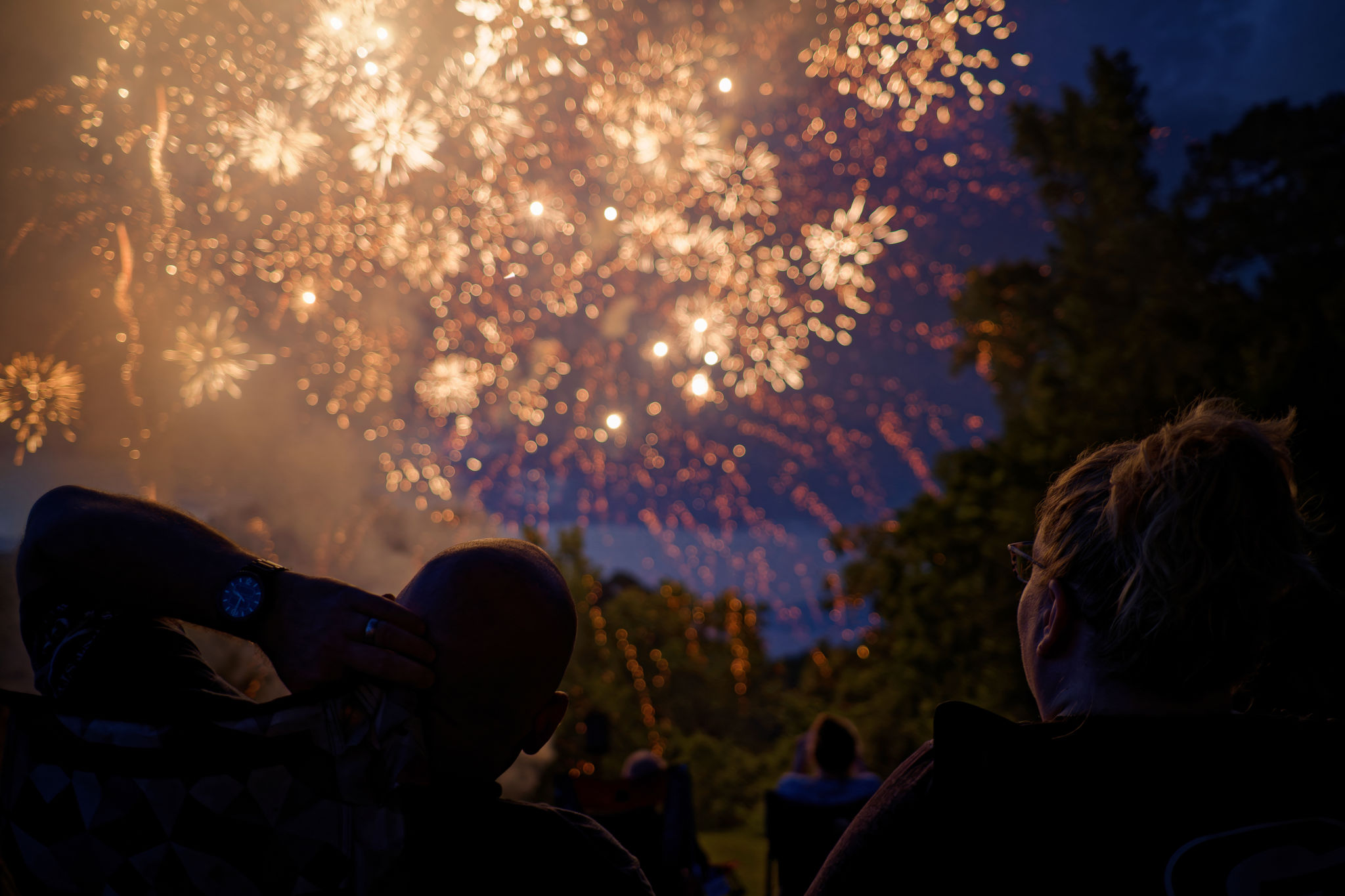 4th of July fireworks in celebration of America's 250th birthday